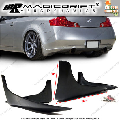 03-06 Infiniti G35 2DR Coupe SG Style Rear Bumper Lip Splash Guards