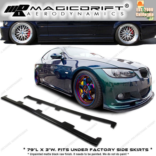 01-06 BMW E46 M3 UL Style Side Skirts Diffusers Lips Extensions Splitters