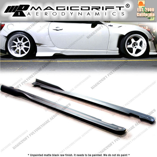 13-16 Scion FRS RB Style Side Skirt Rocker Panel Extension Lips (Pair)