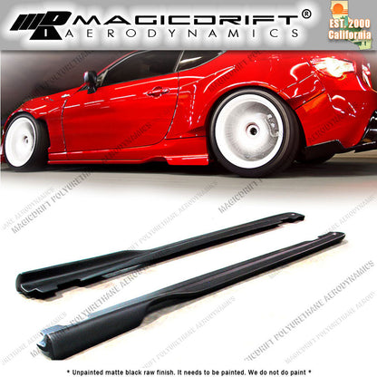 13-16 Scion FRS RB Style Side Skirt Rocker Panel Extension Lips (Pair)