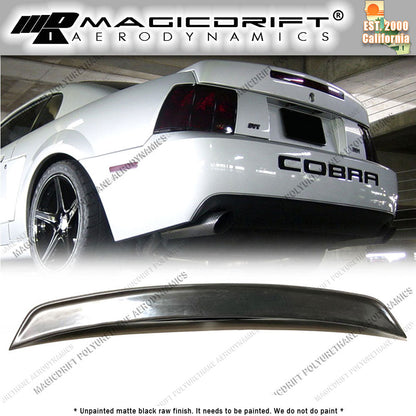 99-04 Ford Mustang Cobra Style Rear Trunk Deck Spoiler (w/ 3rd Brake Light Cutout)