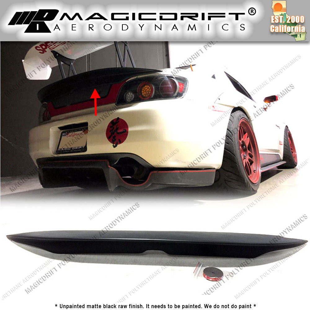 00-09 Honda S2000 AP1/AP2 BYS Style Rear Trunk Deck Spoiler Duckbill W ...