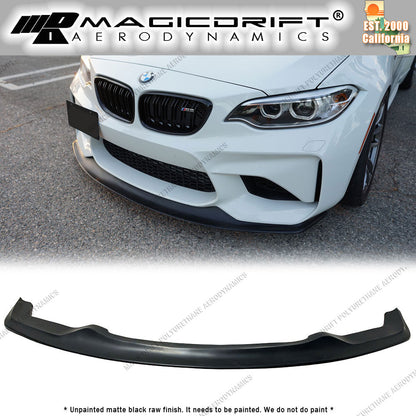 16-18 BMW F87 M2 MDA Style Front Bumper Chin Spoiler Lip